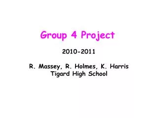 Group 4 Project
