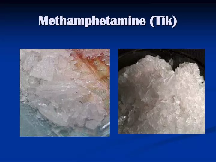 methamphetamine tik