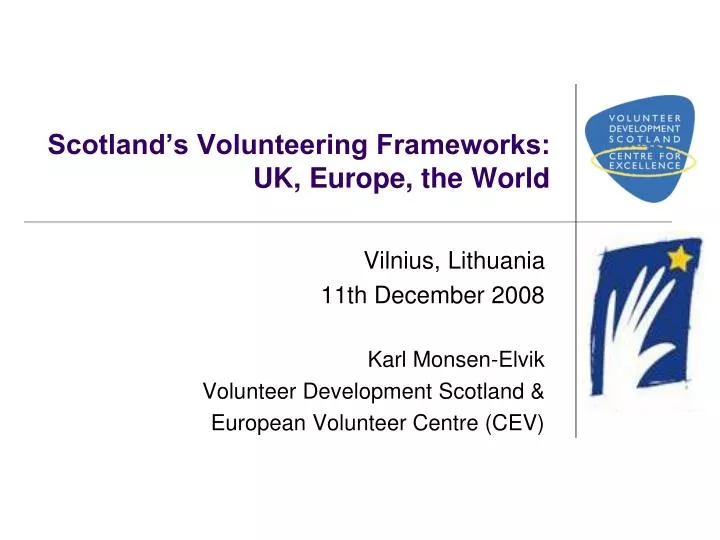 scotland s volunteering frameworks uk europe the world