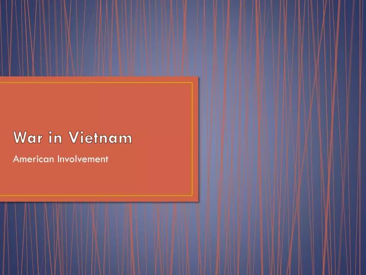 war in vietnam