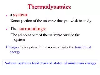 Thermodynamics