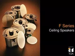 F Series Ceiling Speakers