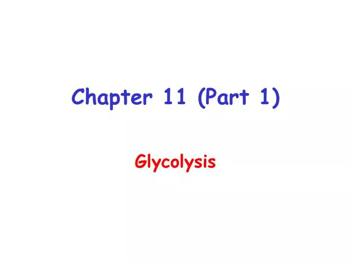 chapter 11 part 1