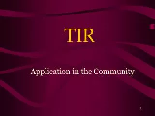 TIR