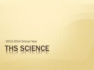 THS Science