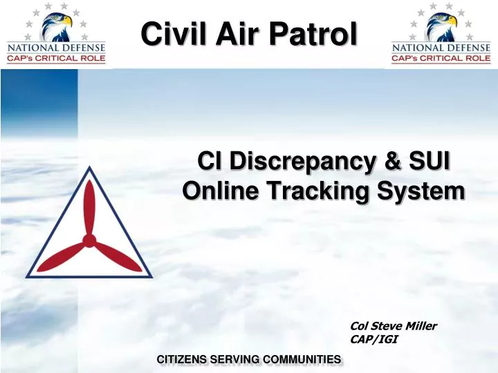 ci discrepancy sui online tracking system