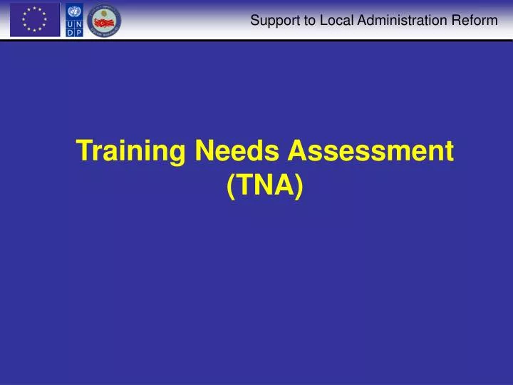 training needs assessment tna