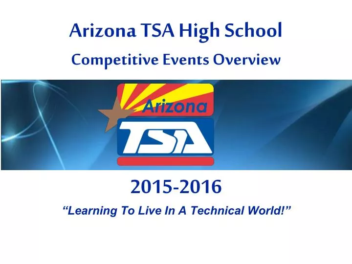 arizona tsa high school competitive events overview