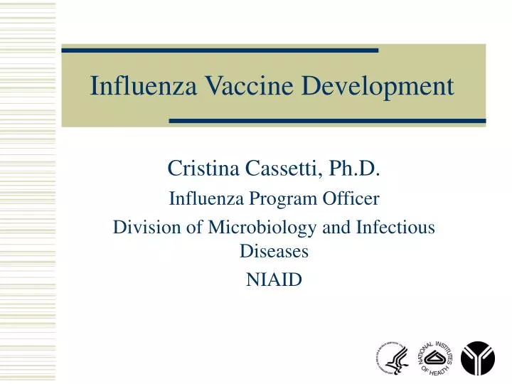 influenza vaccine development