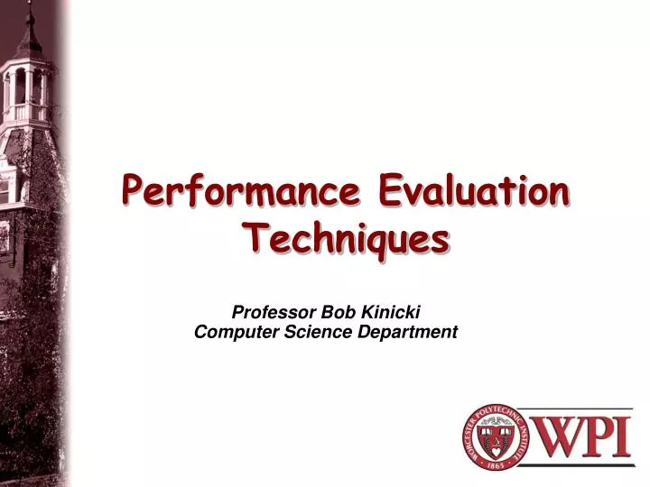 performance evaluation techniques