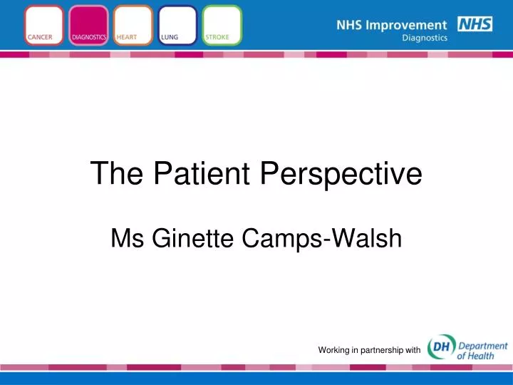 the patient perspective ms ginette camps walsh