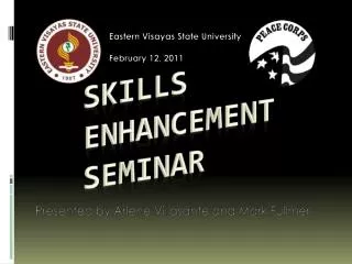 Skills Enhancement Seminar