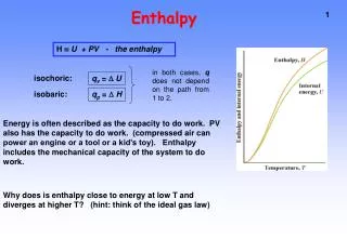 Enthalpy