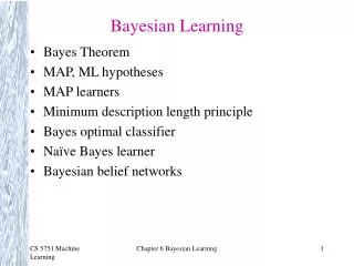 bayesian learning