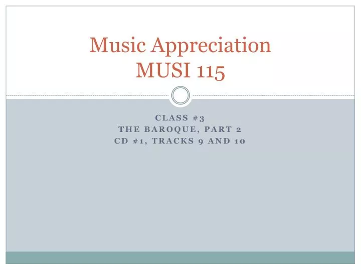 music appreciation musi 115