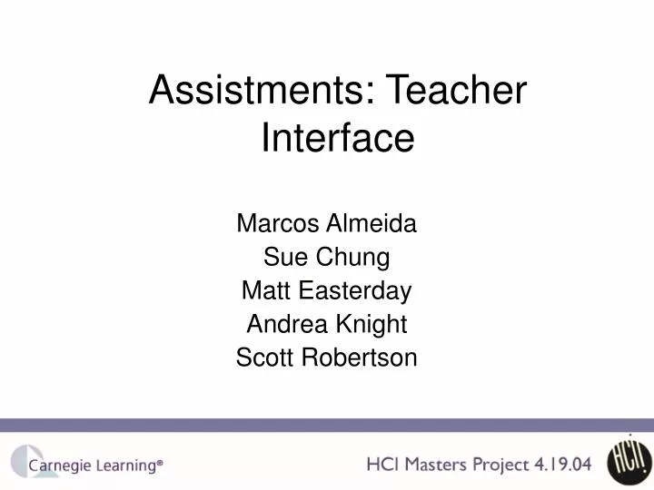 assistments teacher interface