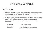 Understanding Reflexive Verbs in Spanish: Usage and Examples - slide 1