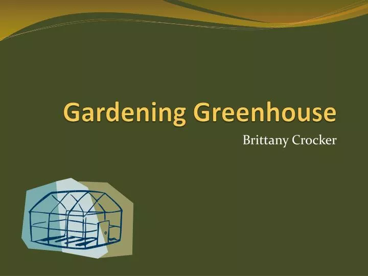 gardening greenhouse