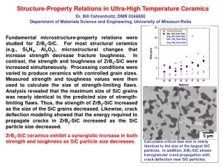 Structure-Property Relations in Ultra-High Temperature Ceramics