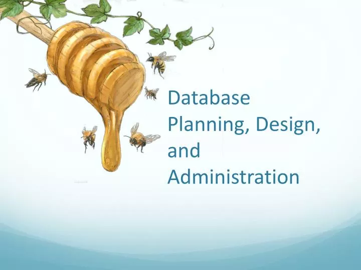 database planning design and administration