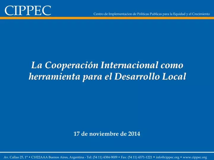 la cooperaci n internacional como herramienta para el desarrollo local