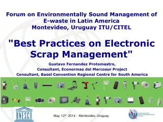 &quot;Best Practices on Electronic Scrap Management&quot;