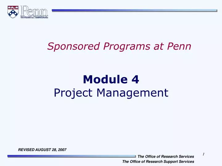 module 4 project management