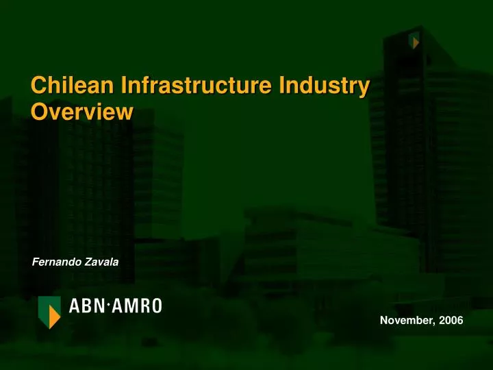 chilean infrastructure industry overview