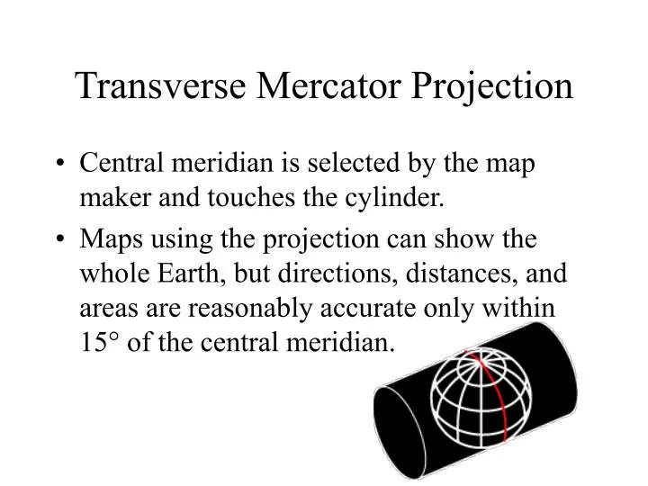 transverse mercator projection