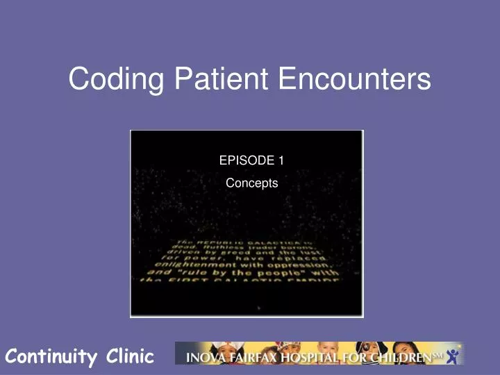 coding patient encounters