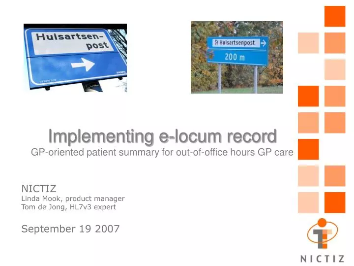 implementing e locum record gp oriented patient summary for out of office hours gp care