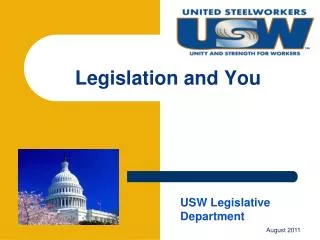 Legislation and You
