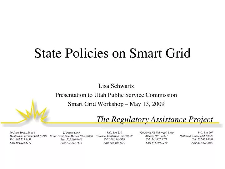 state policies on smart grid