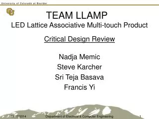 TEAM LLAMP