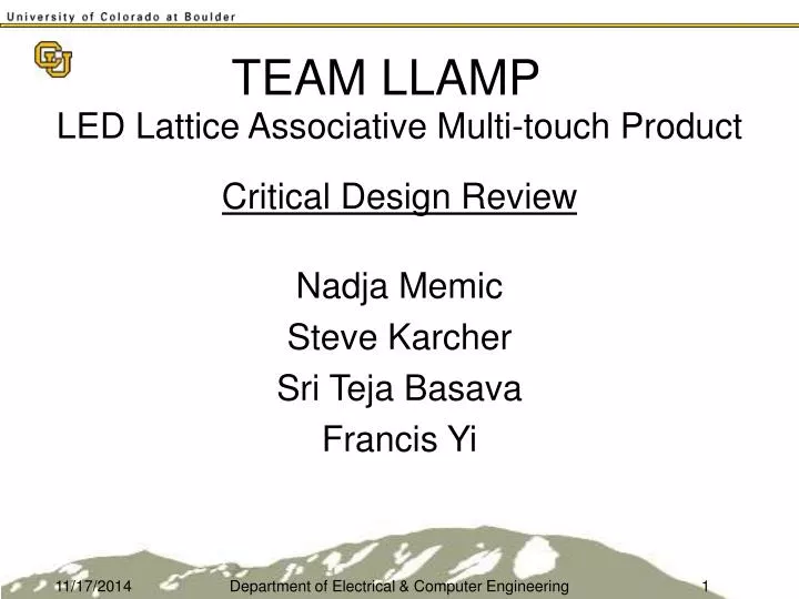 team llamp