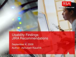 Usability Findings: JIRA Recommendations