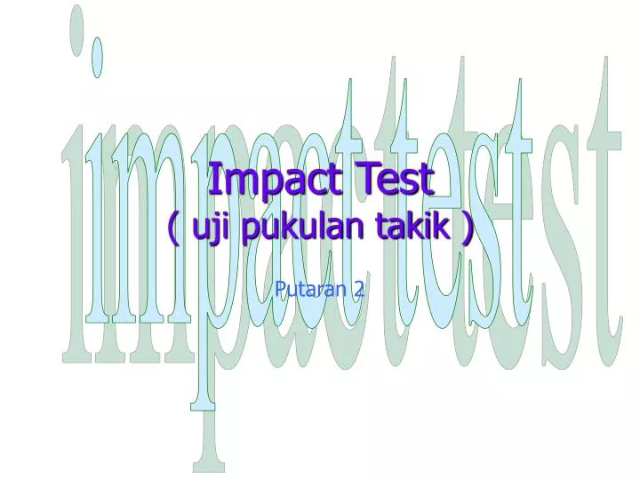 impact test uji pukulan takik