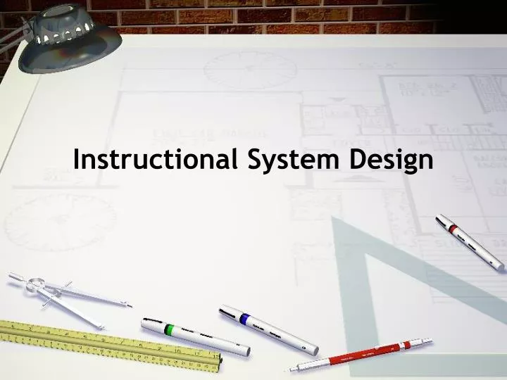 instructional system design