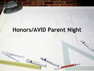 Honors/AVID Parent Night