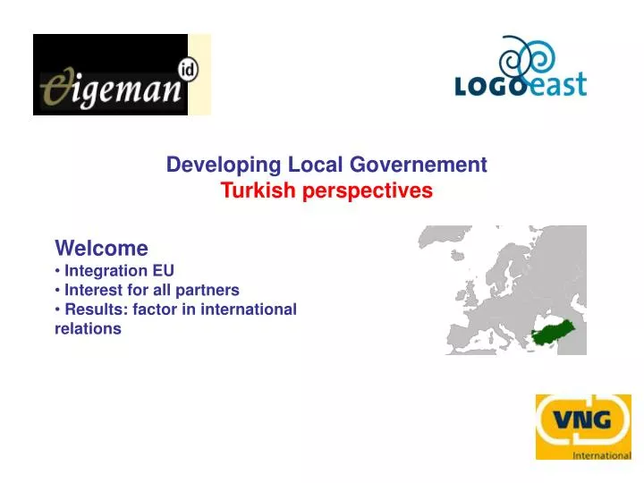 developing local governement turkish perspectives