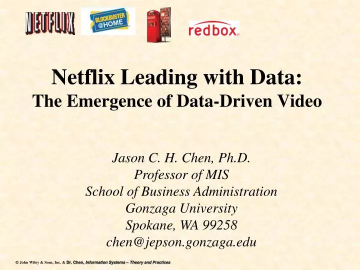 netflix leading with data the emergence of data driven video