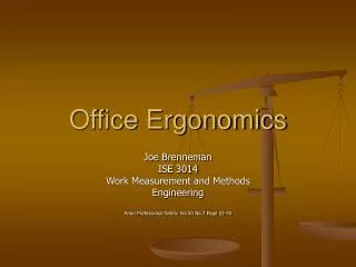 Office Ergonomics