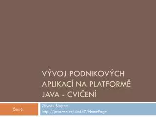 v voj podnikov ch aplikac na platform java cvi en