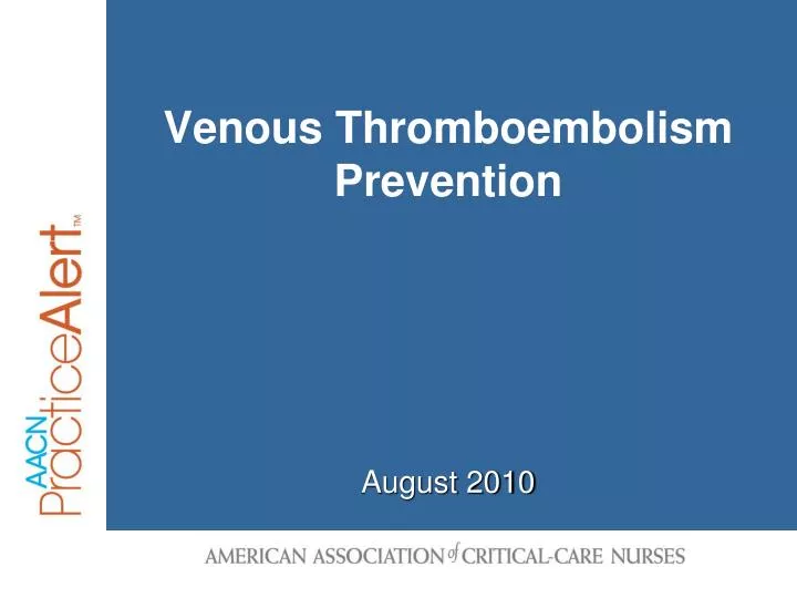 venous thromboembolism prevention