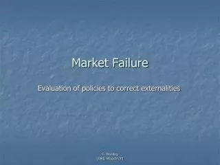 Market Failure