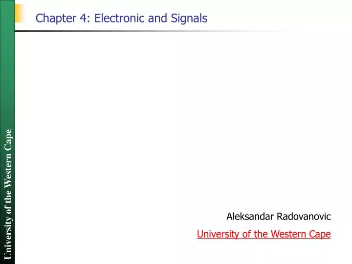 chapter 4 electronic and signals