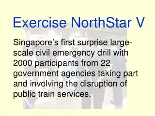 Exercise NorthStar V