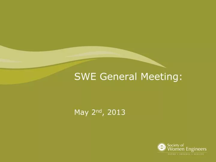 swe general meeting