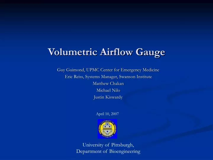 volumetric airflow gauge
