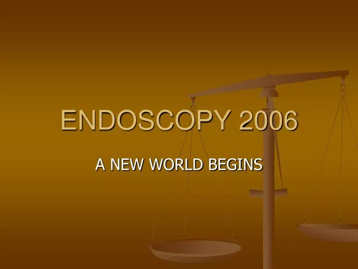 endoscopy 2006